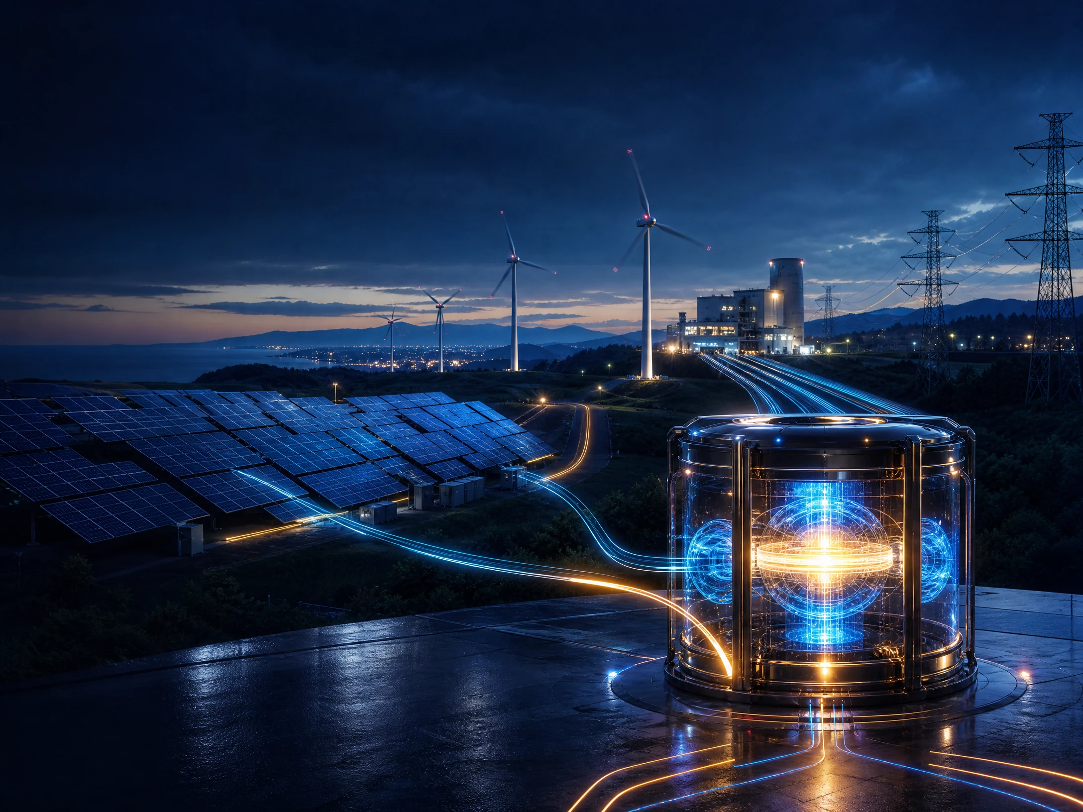 Energy generation and measurement converging into a luminous digital energy object